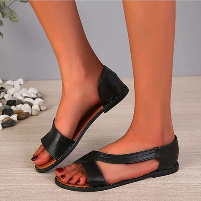 Women's Summer Comfortable Leather Sandals, Beach Sandals