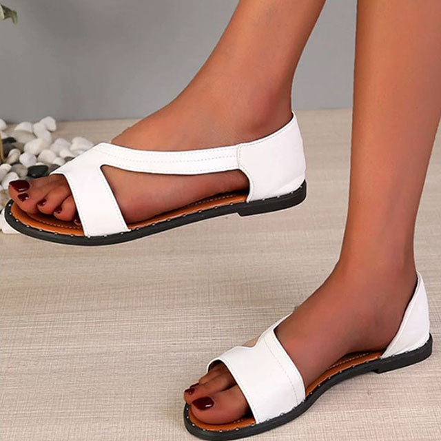 Women's Summer Comfortable Leather Sandals, Beach Sandals